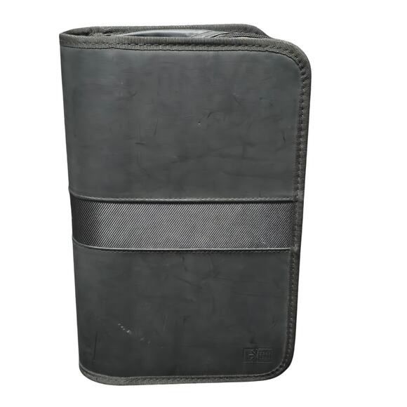 Case Logic Black CD Carrying Case Holds 112 DVD CD Music Movies - Picture 1 of 11